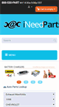 Mobile Screenshot of ineedparts.com